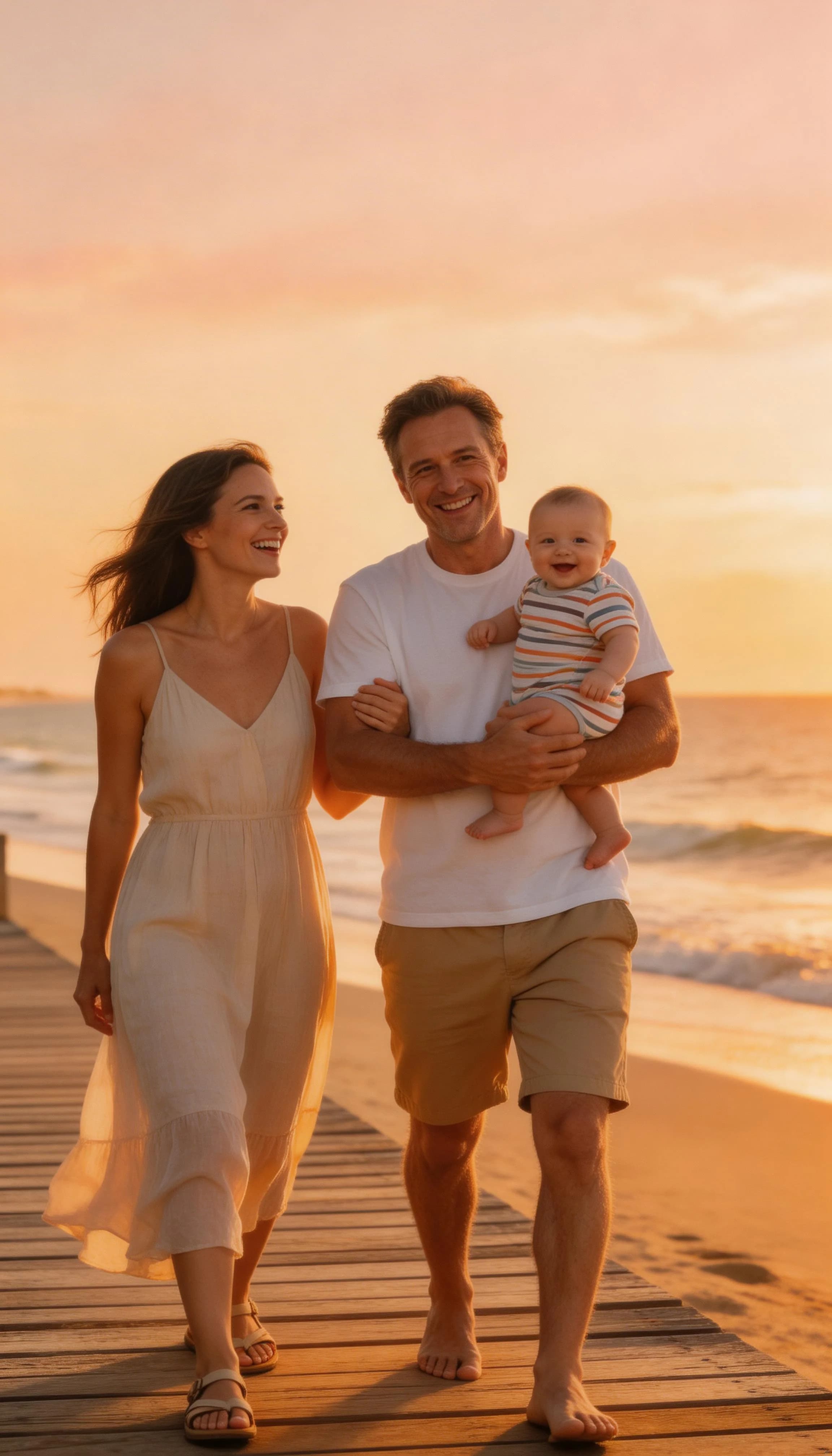 Happy parents with baby 6
