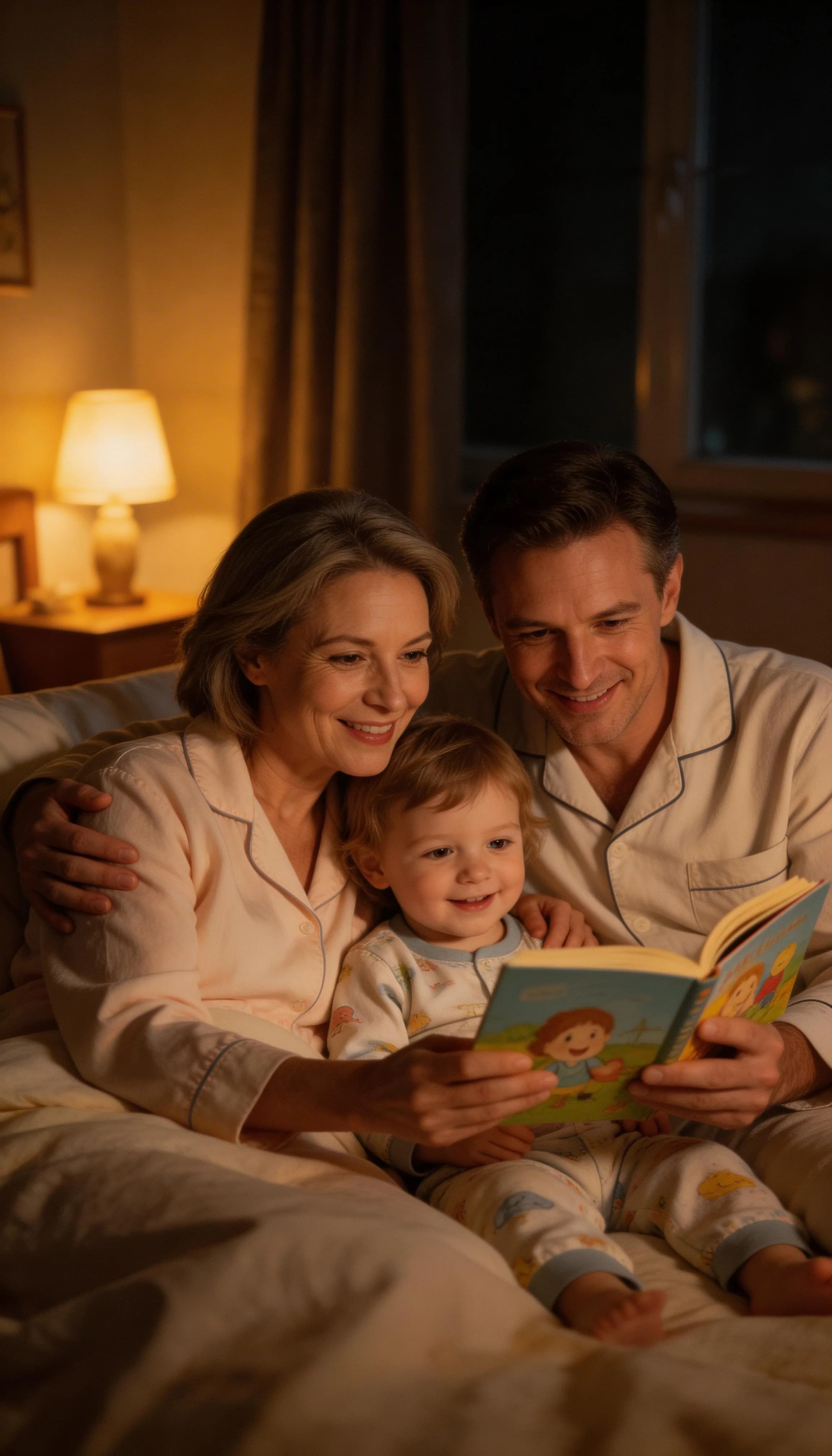 Happy parents with baby 7