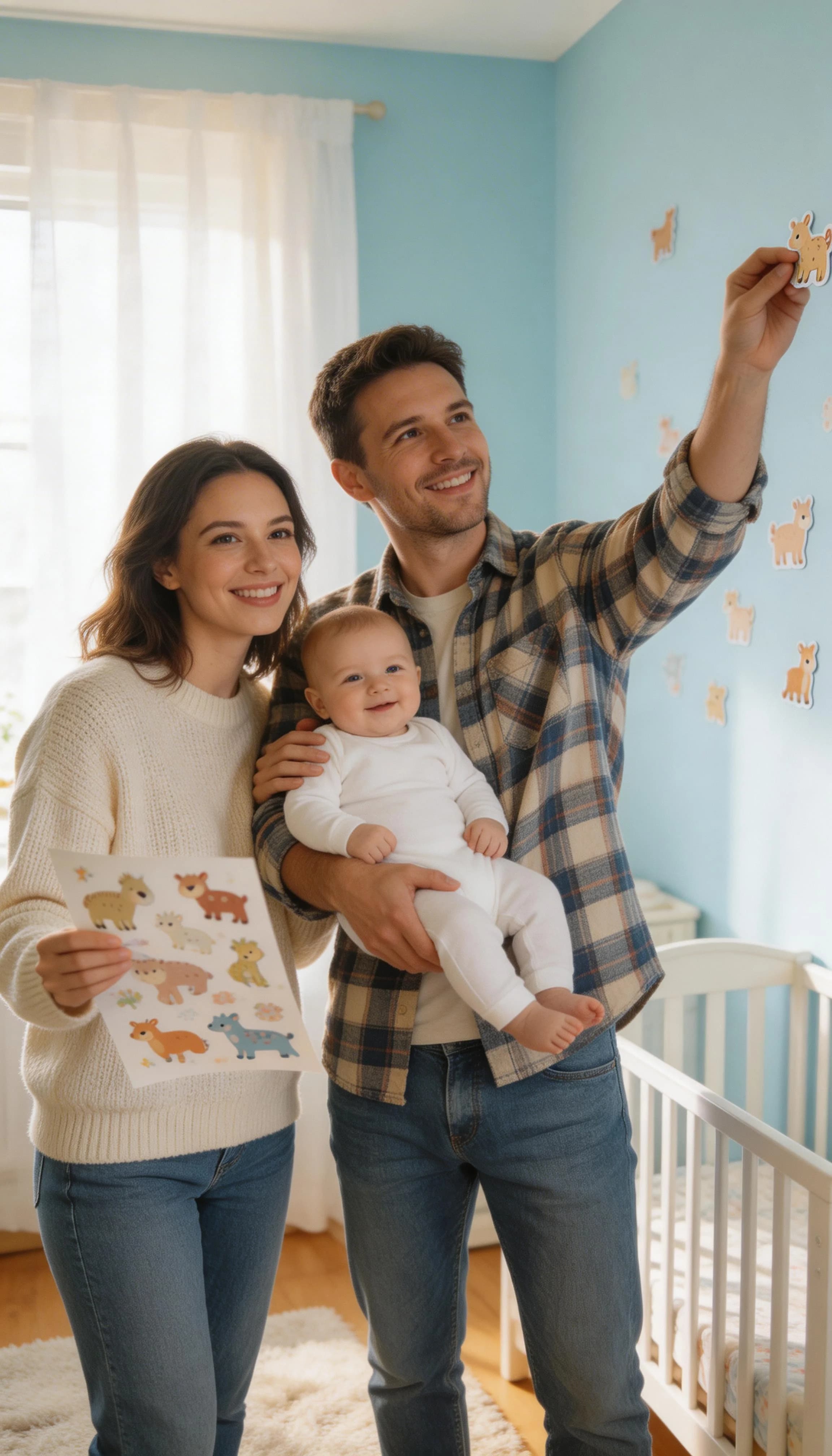 Happy parents with baby 8