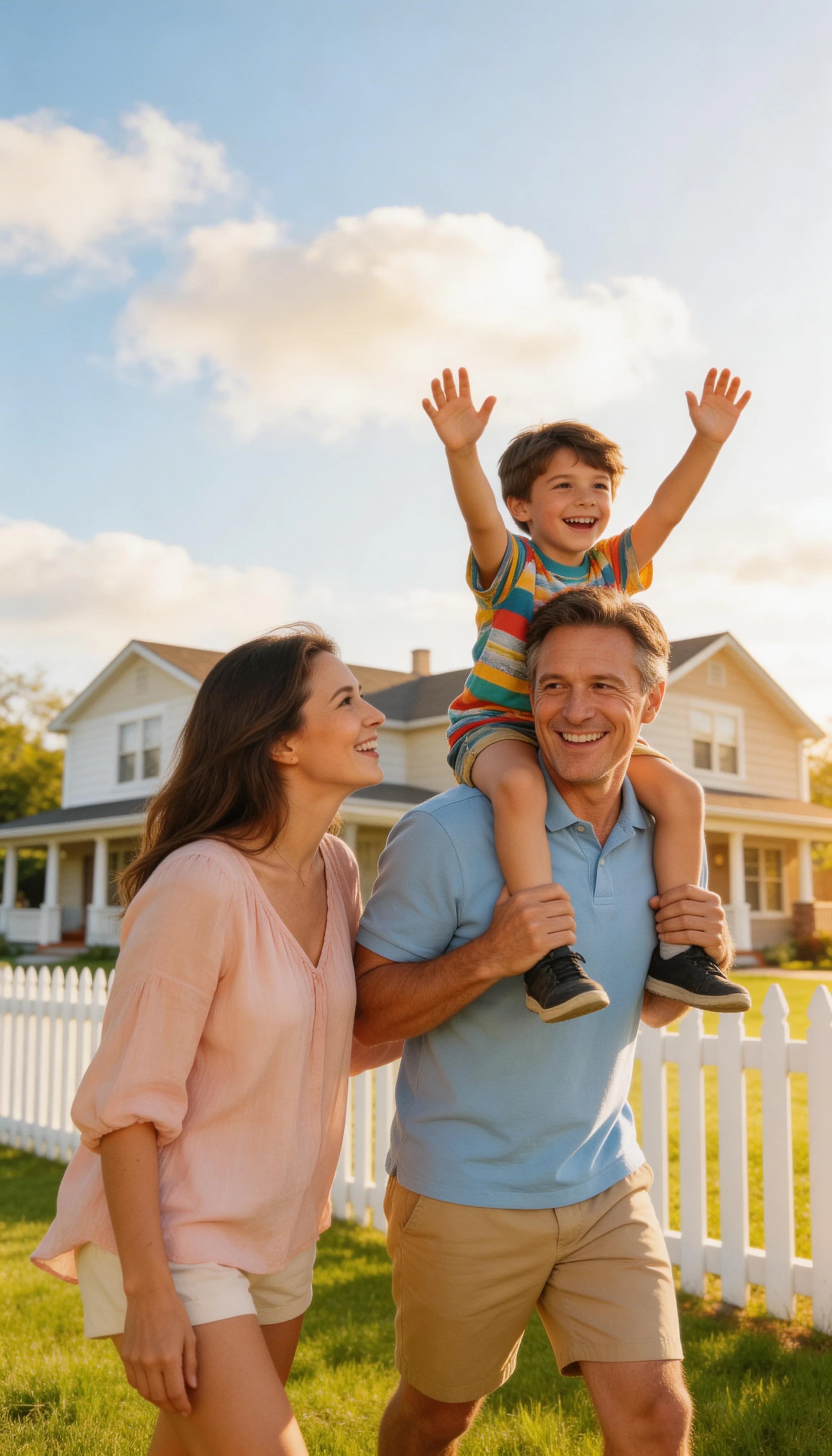 Happy parents with baby 11