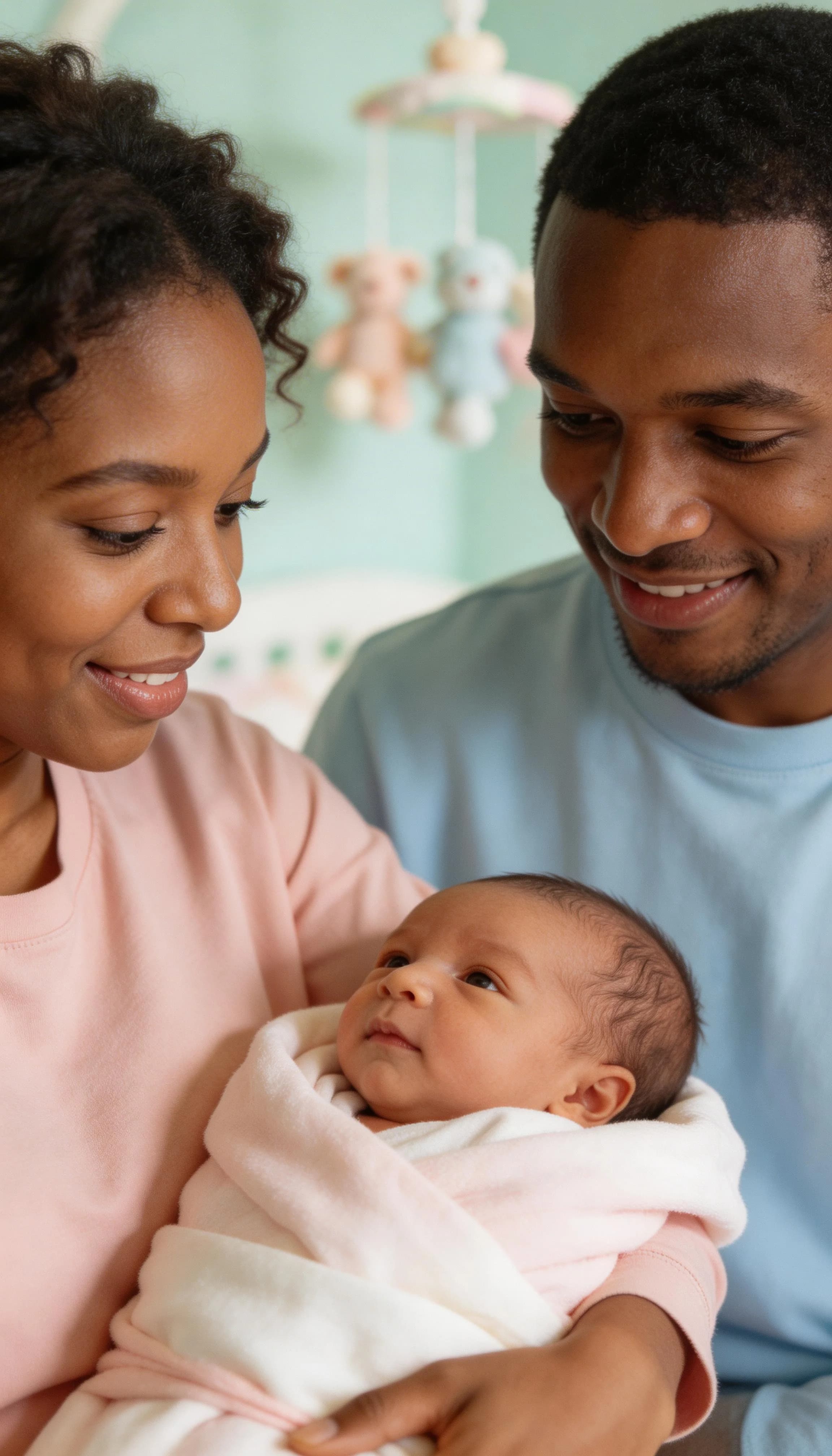 Happy parents with baby 15