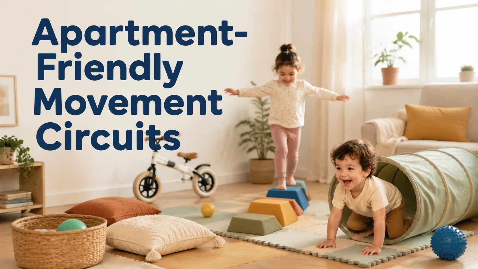 Apartment-Friendly Movement Circuits: Practical Indoor Routes for cover image for a movement sport article on BabyNames GO