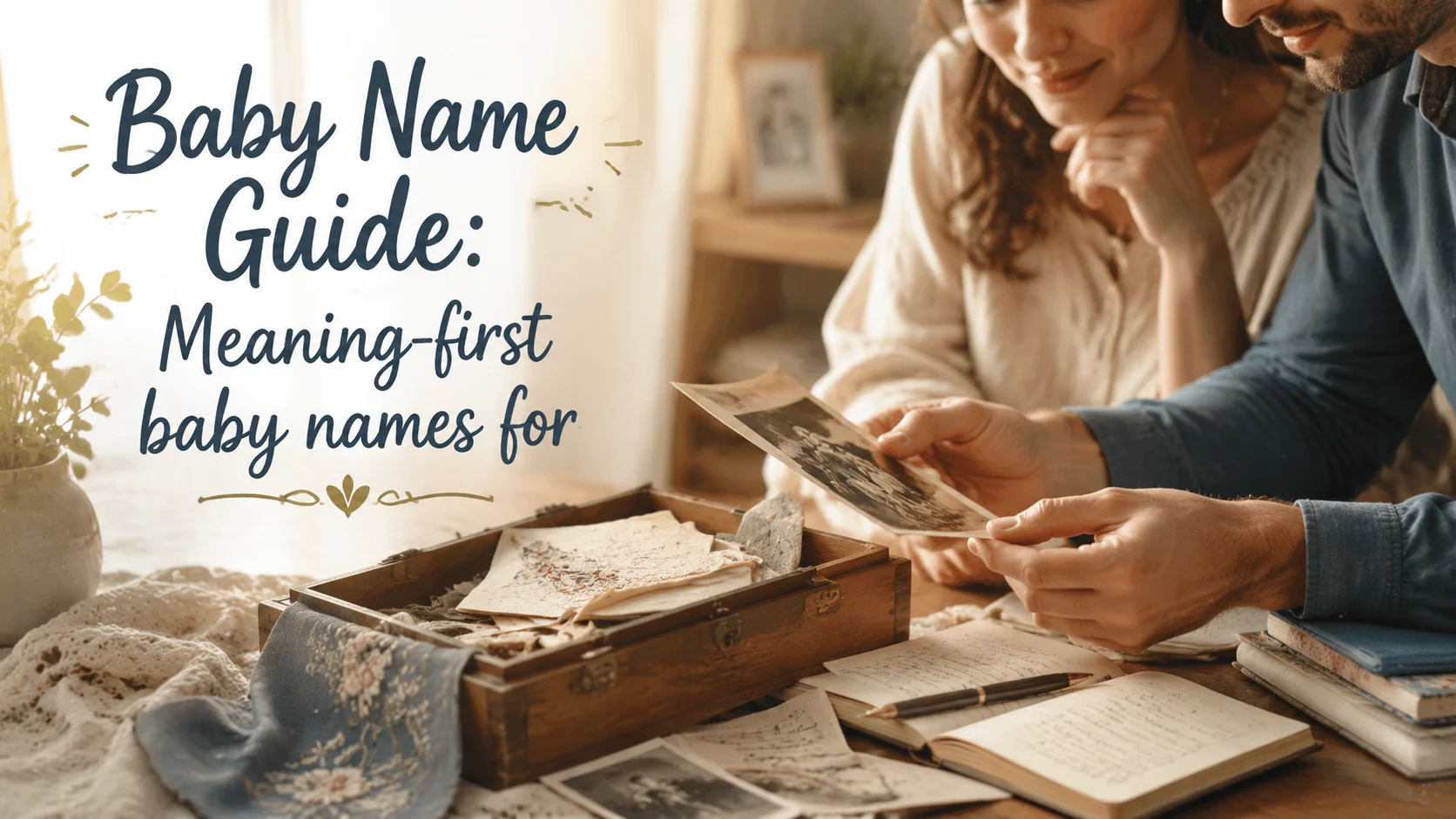 Baby Name Guide: Meaning-first baby names for parents who want a cover image for a origin meaning article on BabyNames GO