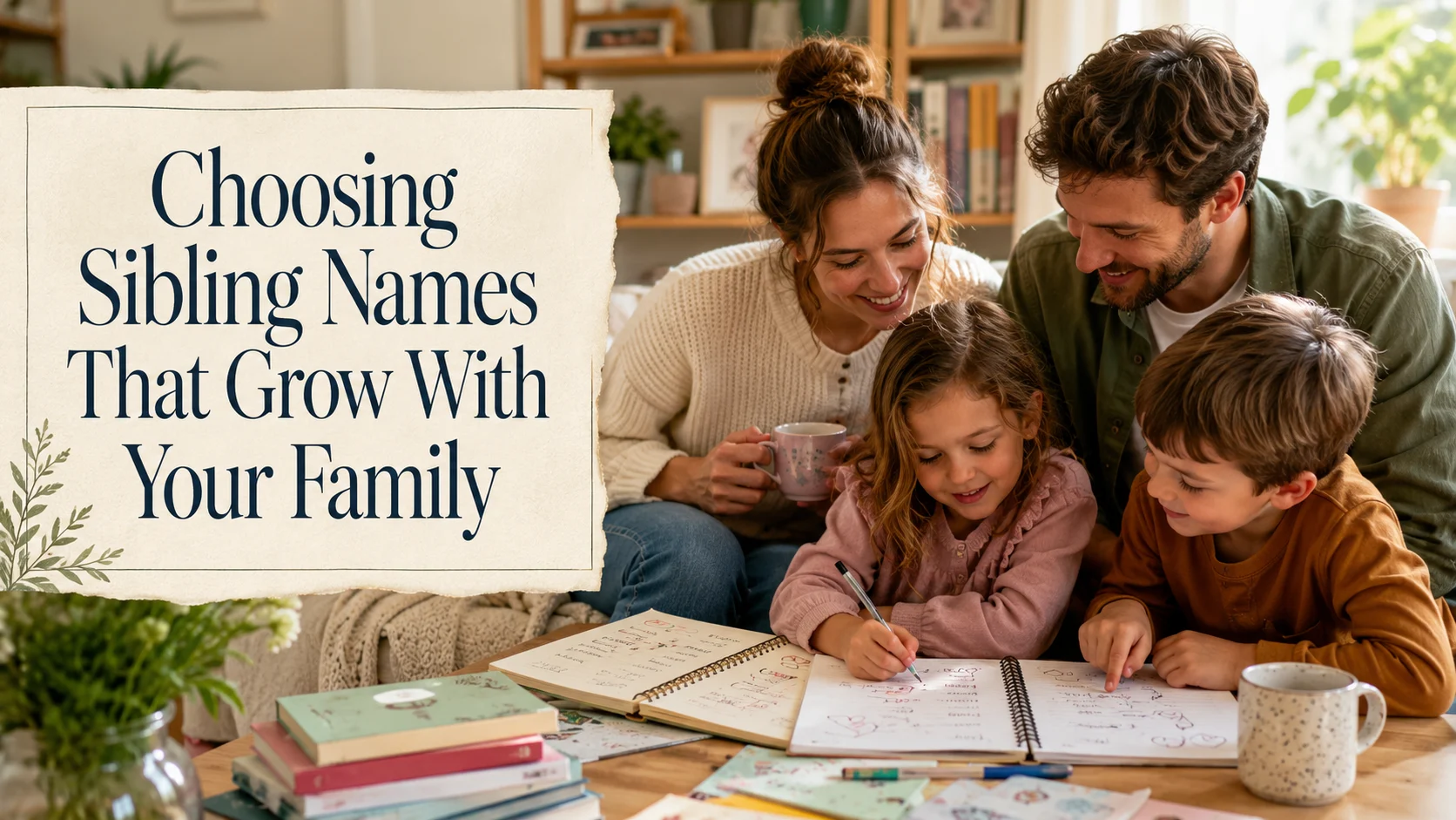Choosing Sibling Names That Grow With Your Family: Practical Ways cover image for a family fit article on BabyNames GO