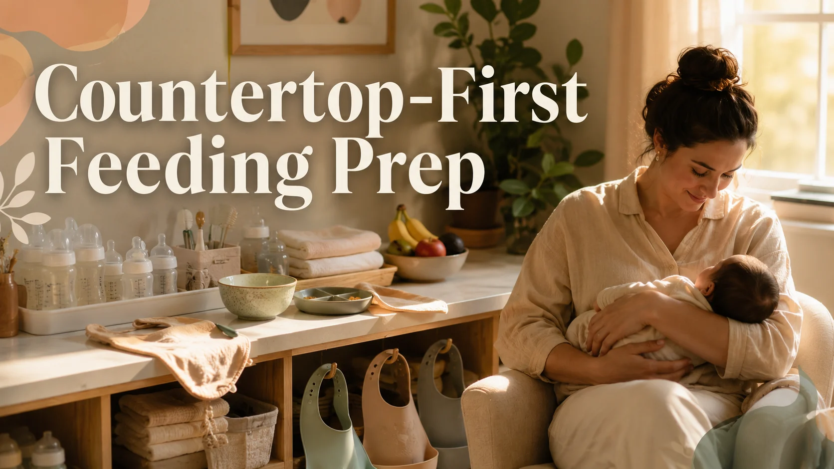 Countertop-First Feeding Prep: A Minimal Early-Month System That cover image for a feeding routines article on BabyNames GO