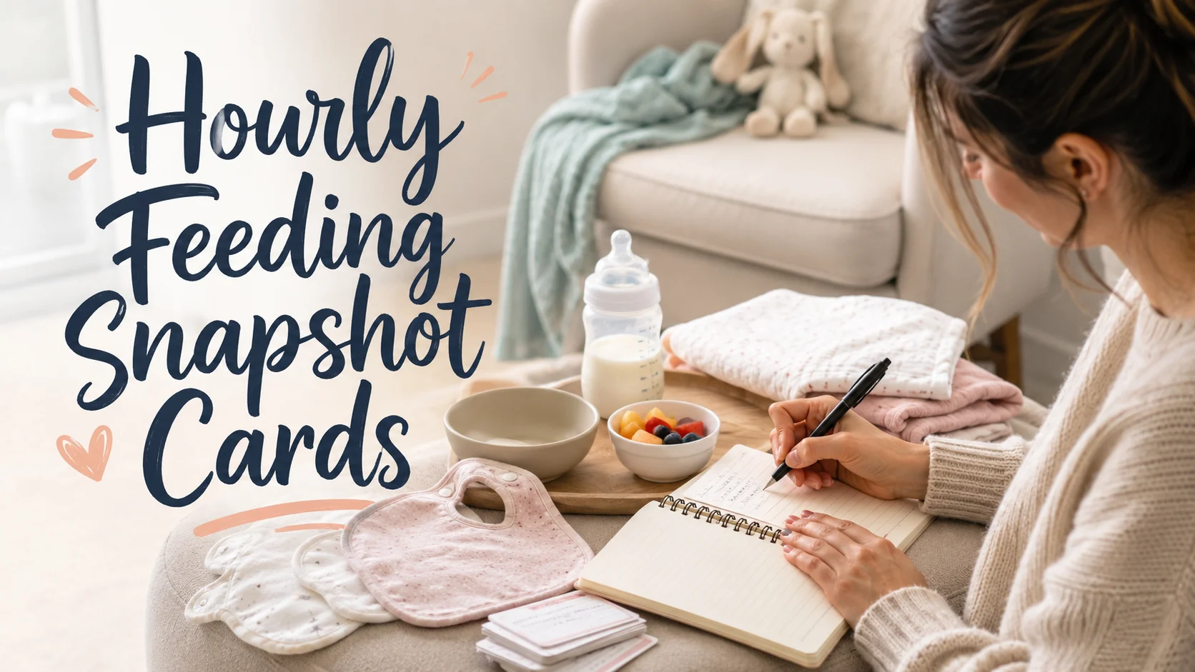 Hourly Feeding Snapshot Cards: A Minimal, Reliable Handoff for Pare cover image for a feeding routines article on BabyNames GO