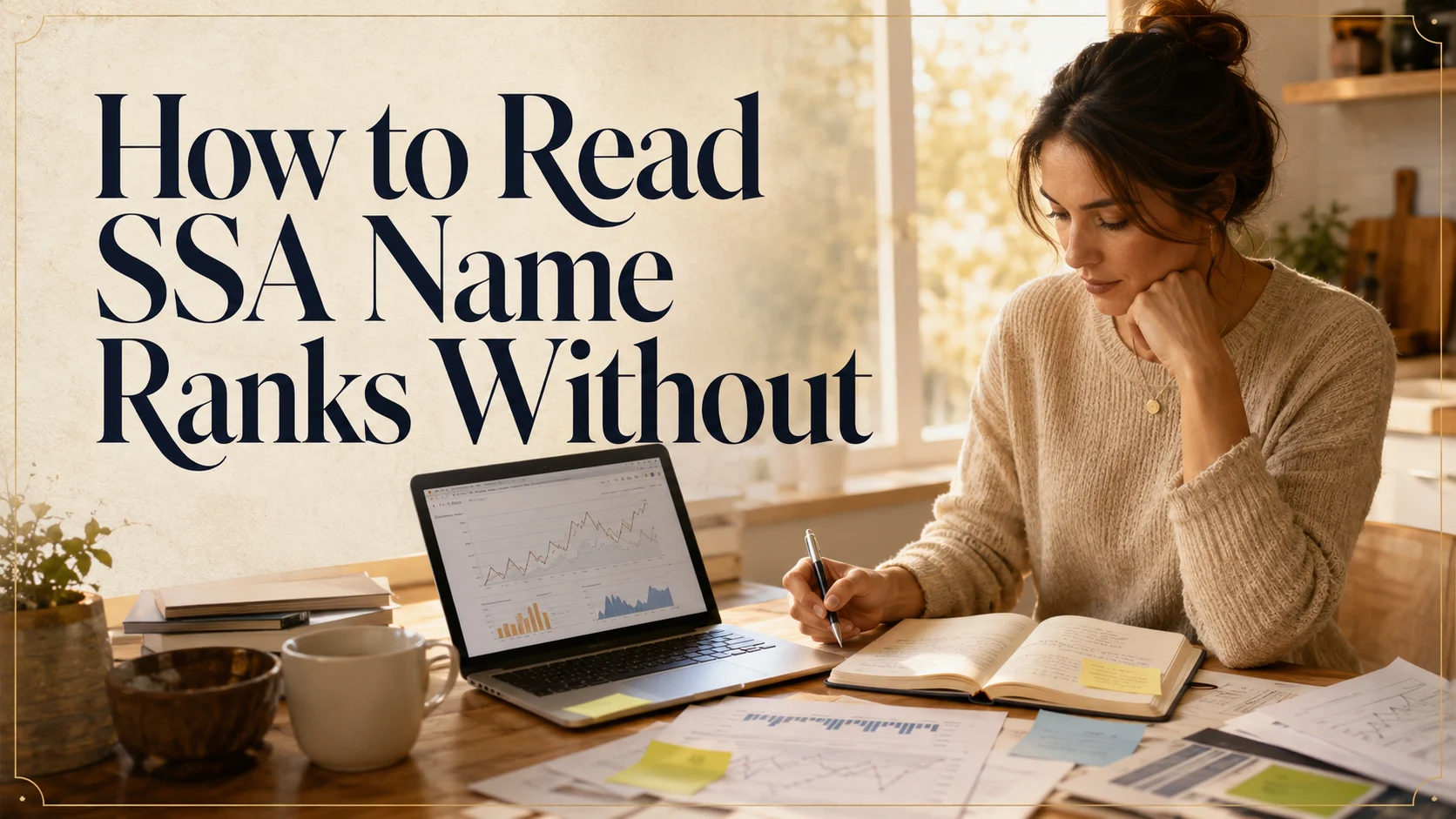 How to Read SSA Name Ranks Without Letting the Chart Pick Your Baby cover image for a trends 2026 article on BabyNames GO