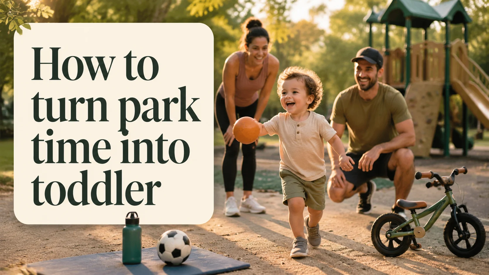 How to turn park time into toddler balance, throwing, and climbing cover image for a movement sport article on BabyNames GO