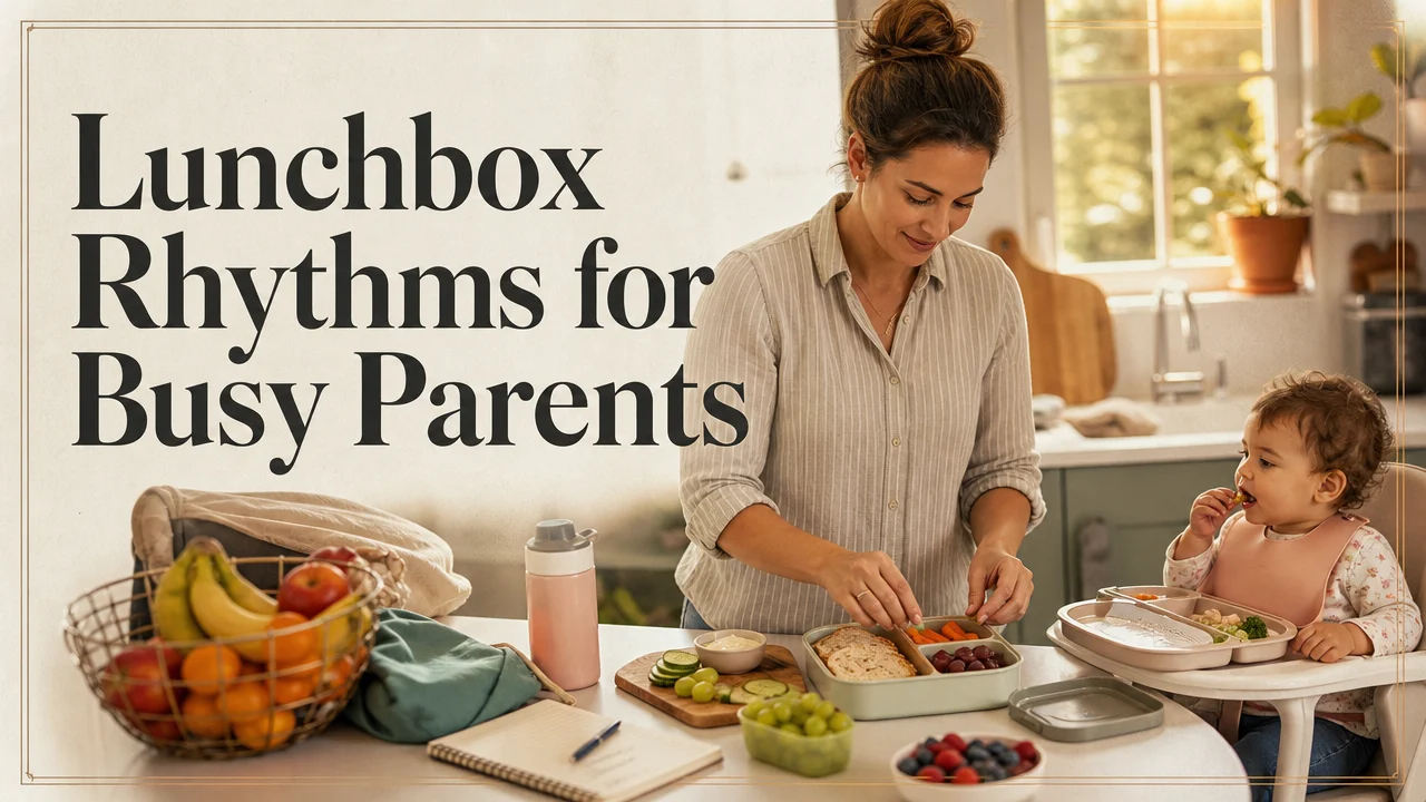 Lunchbox Rhythms for Busy Parents: How to Prep Healthy Midweek Meal cover image for a feeding nutrition article on BabyNames GO