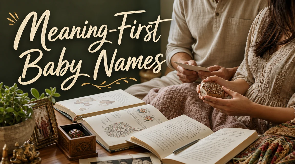 Meaning-First Baby Names: Choosing a Name That Comes With a Simple cover image for a origin meaning article on BabyNames GO