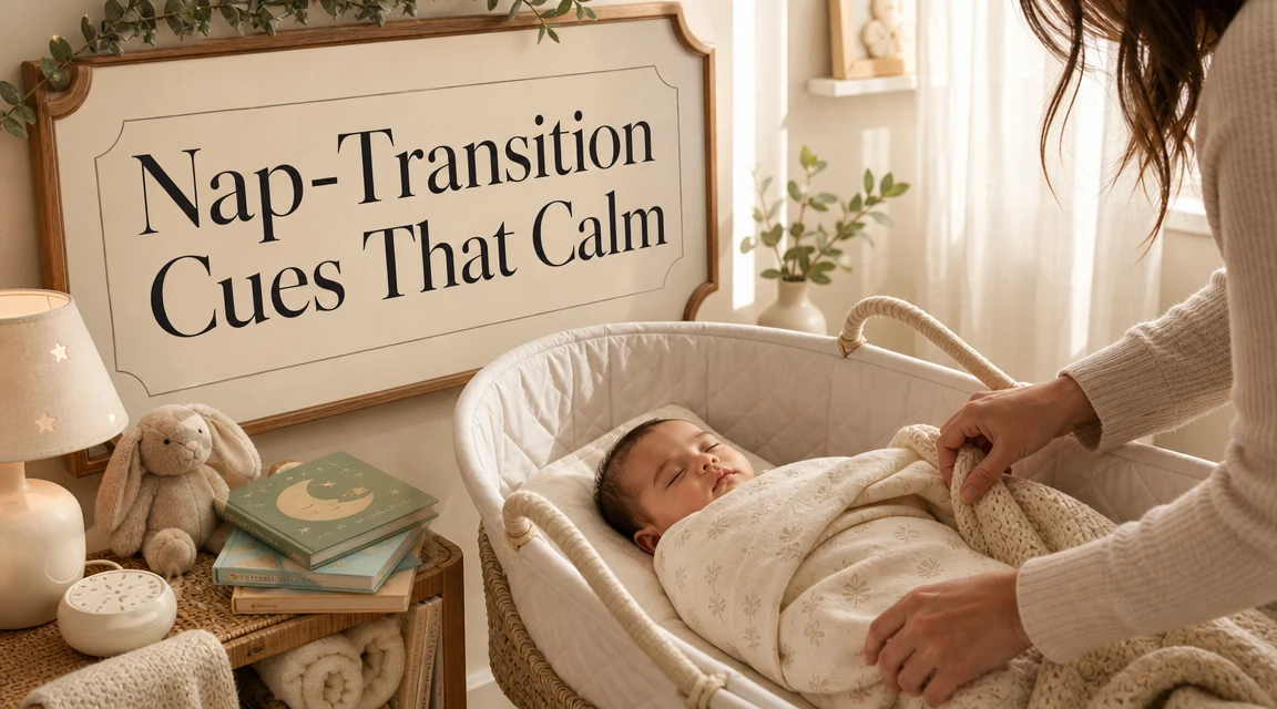 Nap-Transition Cues That Calm: A Practical Routine for Babies and cover image for a sleep routines article on BabyNames GO