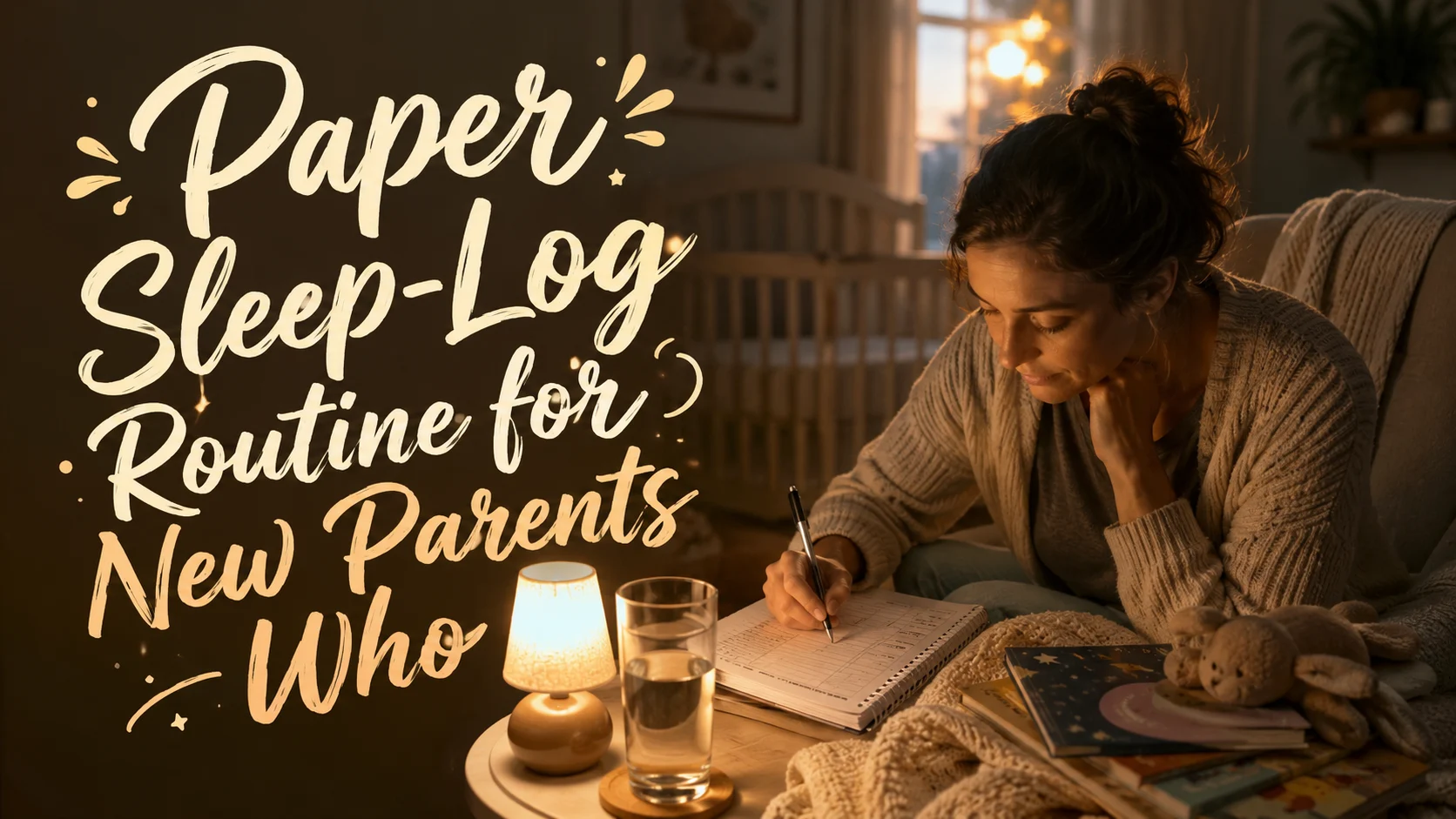 Paper Sleep-Log Routine for New Parents Who Don’t Want Another App cover image for a sleep routines article on BabyNames GO