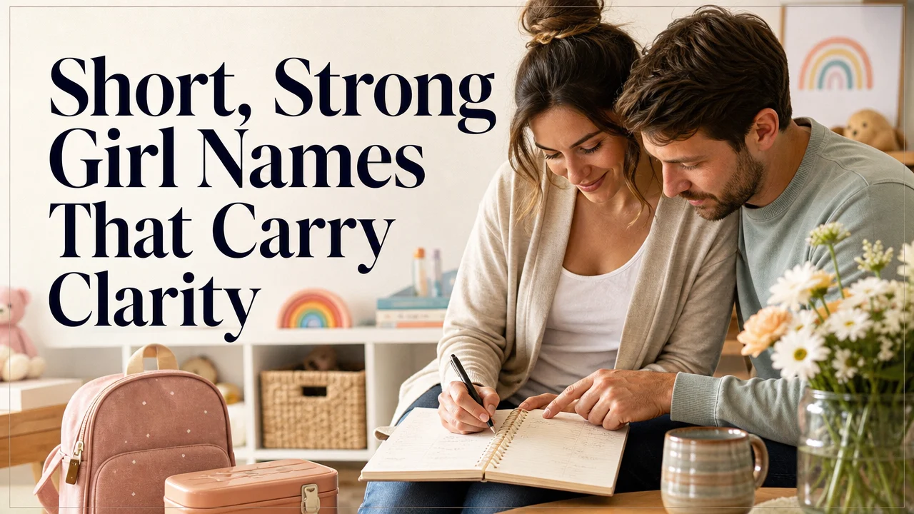 Short, Strong Girl Names That Carry Clarity and Warmth for Everyday cover image for a girl names article on BabyNames GO