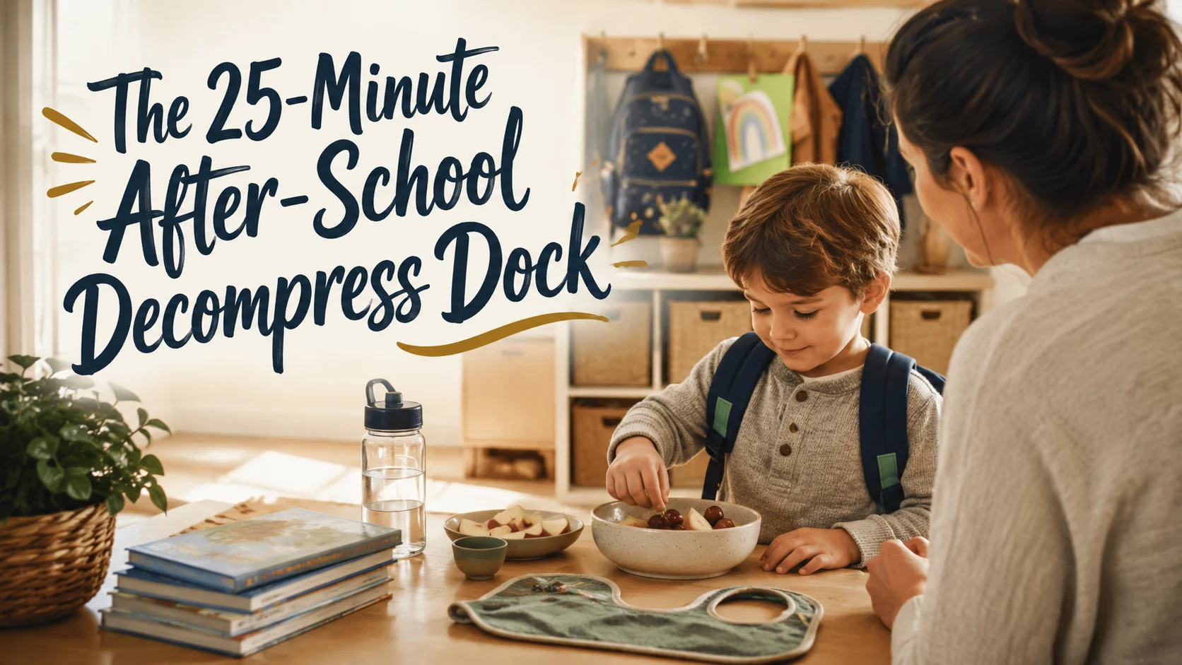 The 25-Minute After‑School Decompress Dock: A Calm, Repeatable Rout cover image for a preschool kindergarten article on BabyNames GO